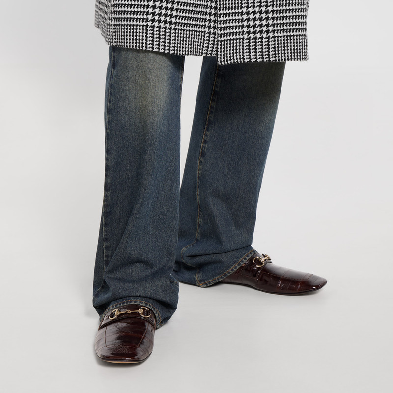 GUCCI Men's eel loafer with Horsebit outlook