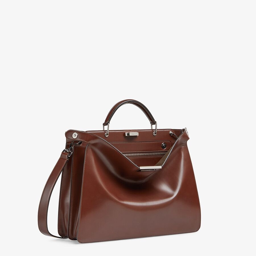 Brown leather bag - 3