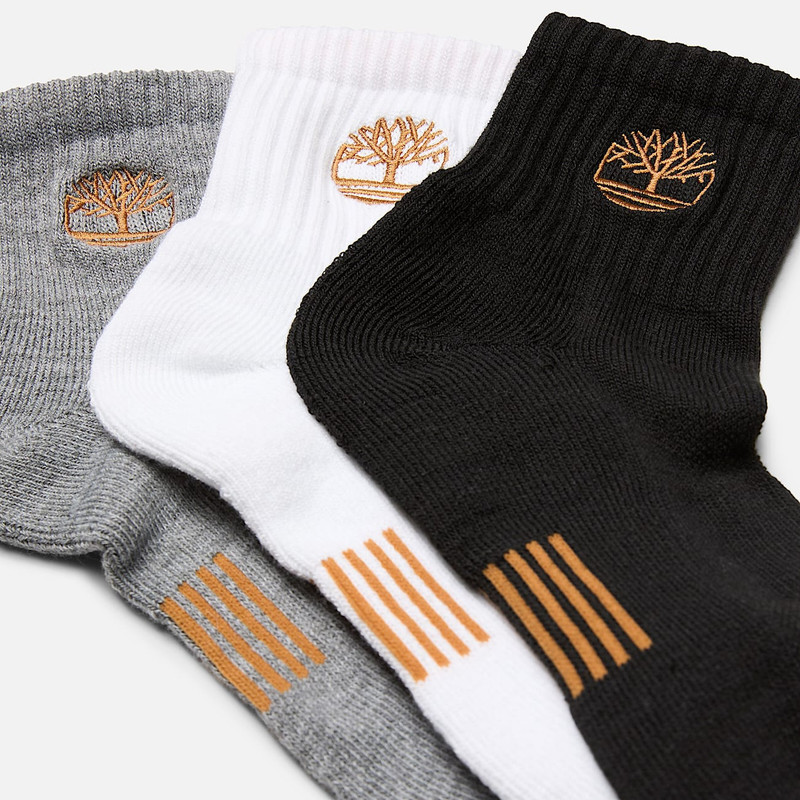 Timberland Newmarket 3-Pack Half Cushion Quarter Sock outlook