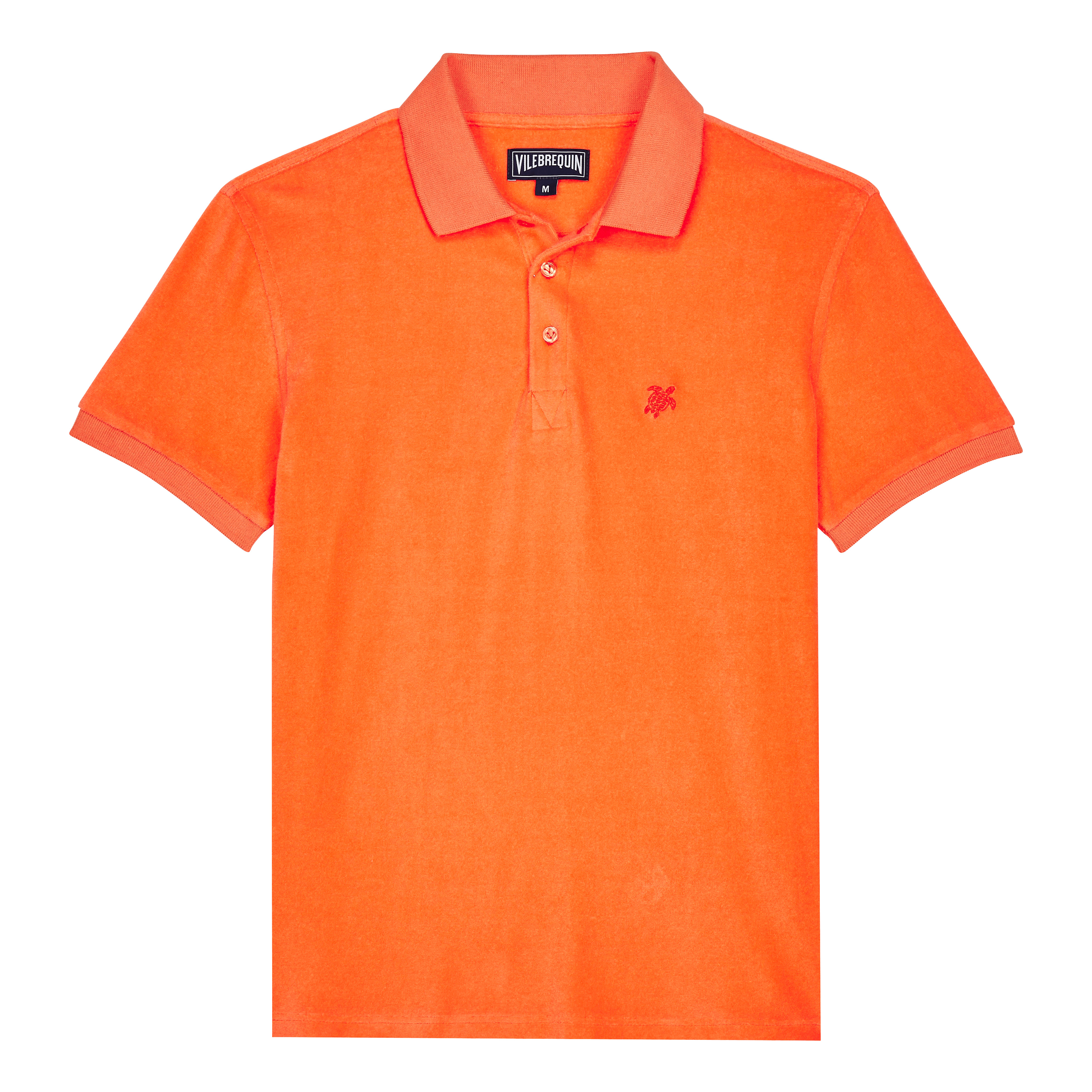 Men Terry Polo Shirt Solid - 1