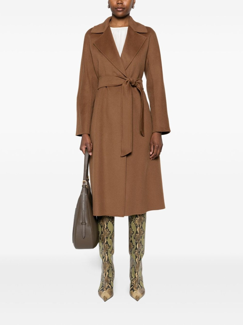 Max Mara belted wrap coat outlook