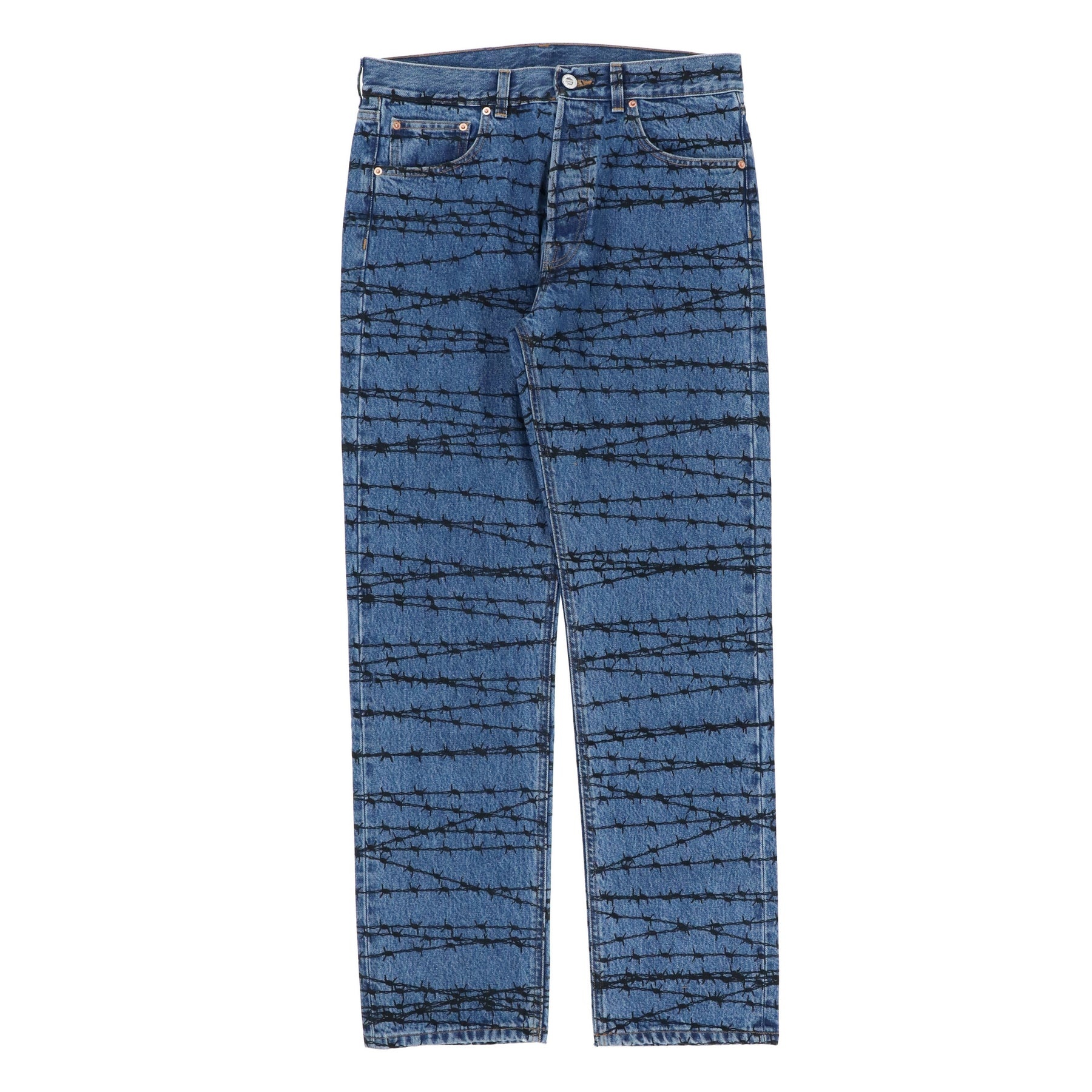 WIRED STRAIGHT LEG DENIM / MEDIUM BLU - 1