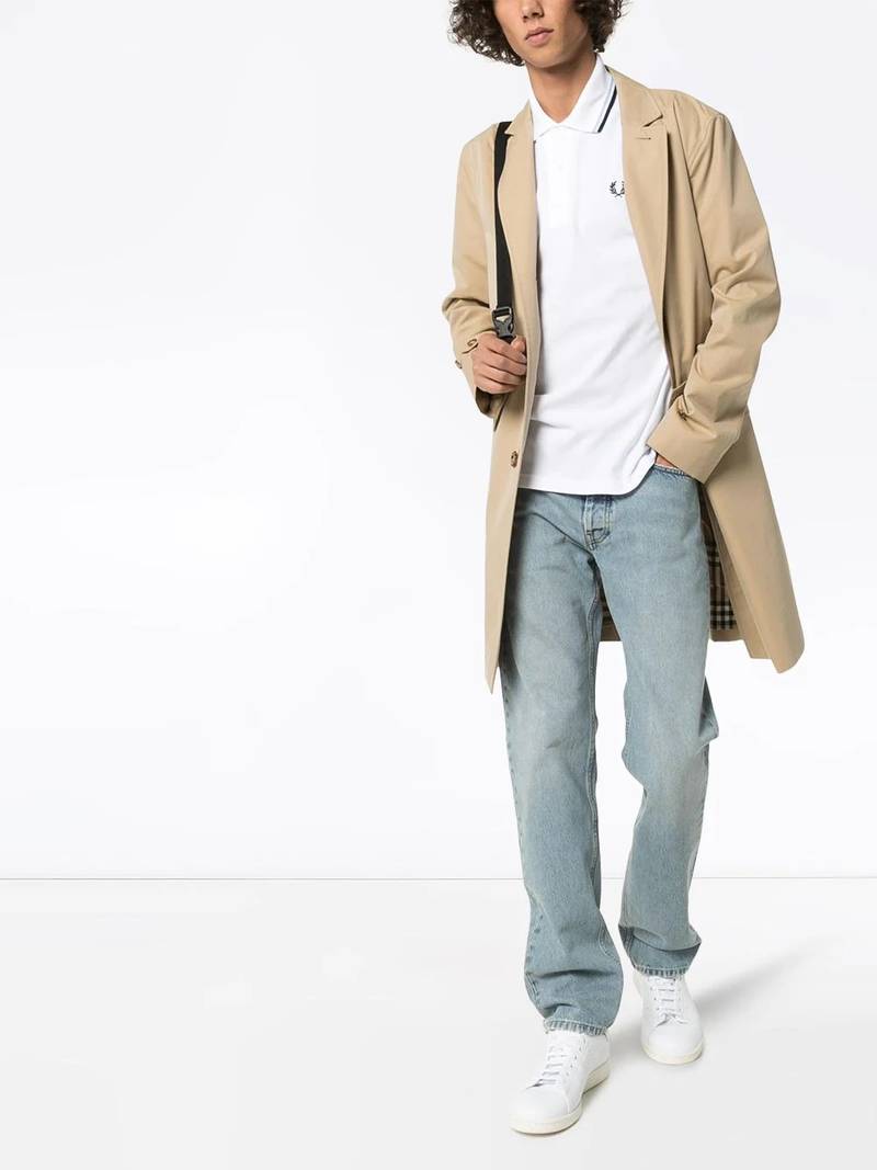 Fred Perry striped trim polo shirt outlook