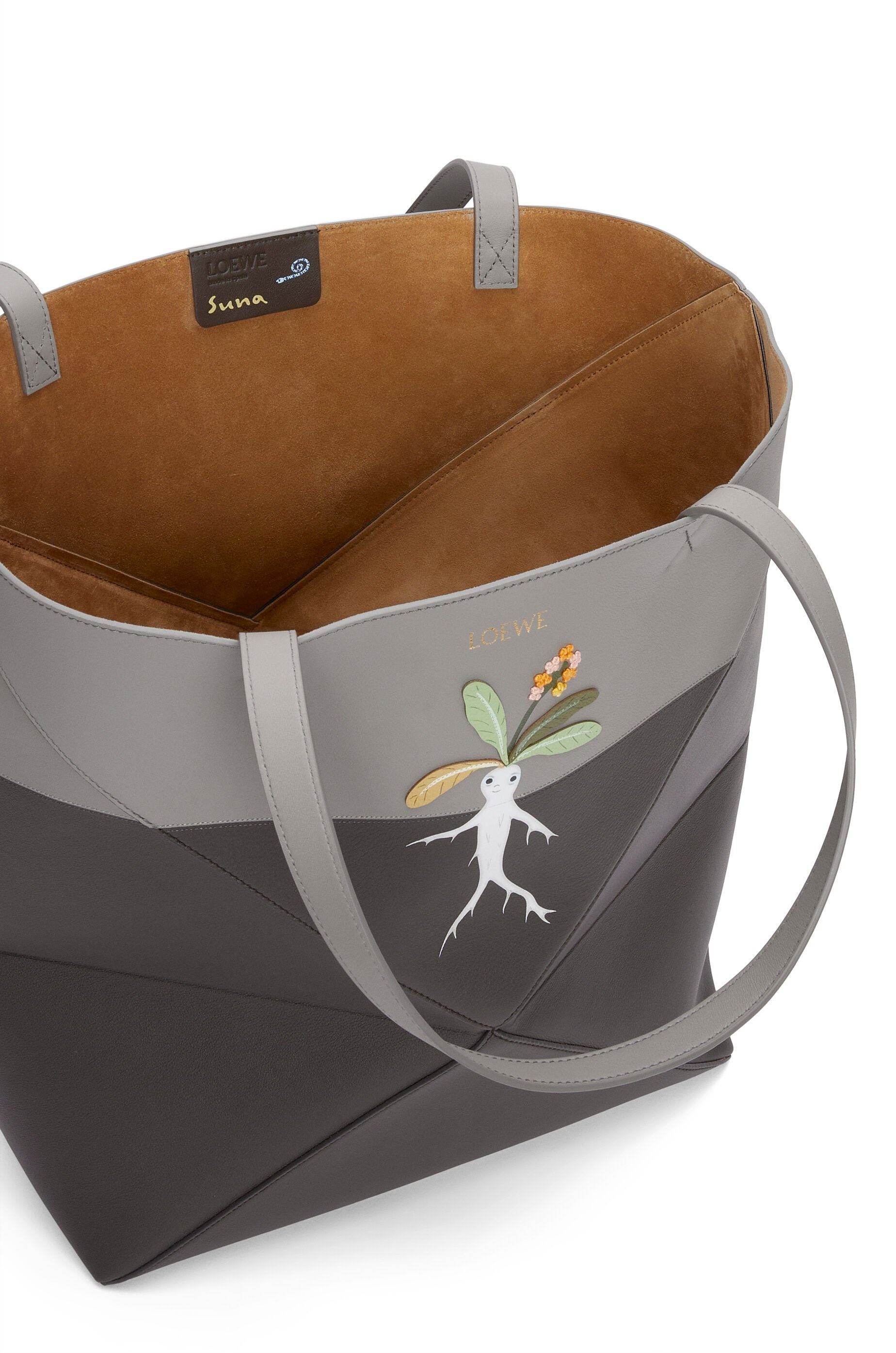 Mandragora large Puzzle Fold Tote in classic calfskin - 8