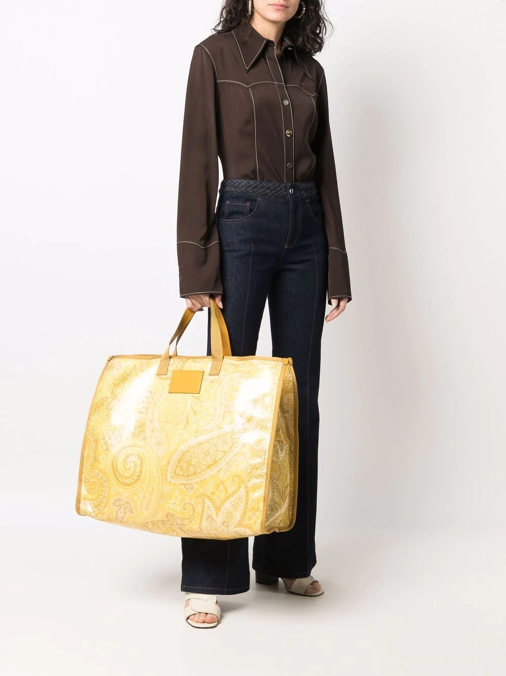 paisley-print tote bag - 2