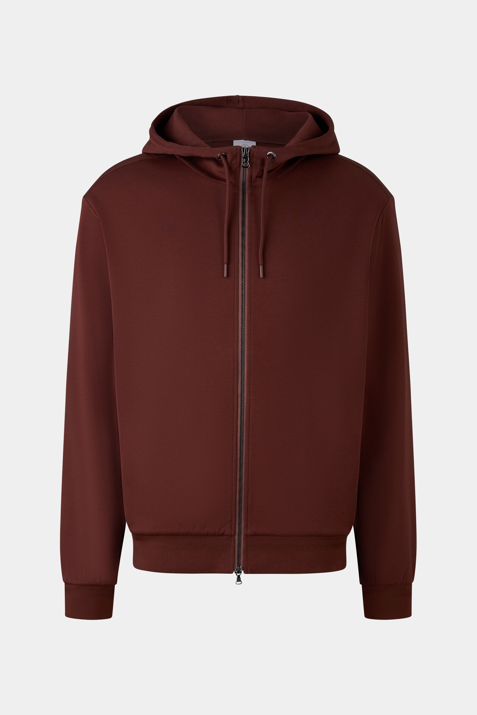 Steven jersey jacket in Wine red - 1
