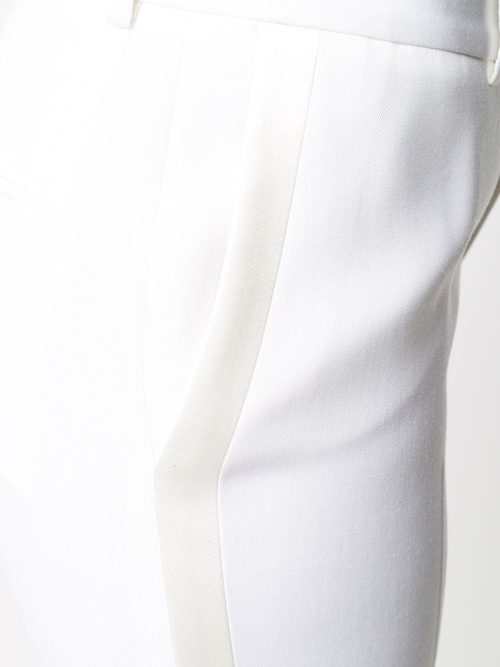 white tapered trousers - 5