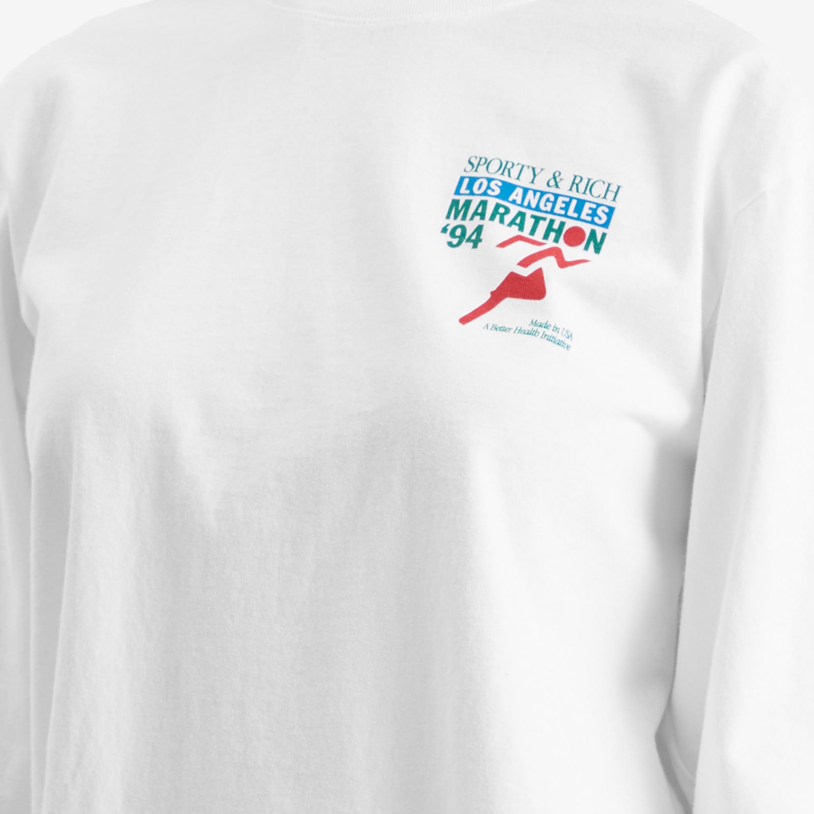 Sporty & Rich LA Marathon Long Sleeve T-Shirt - 5