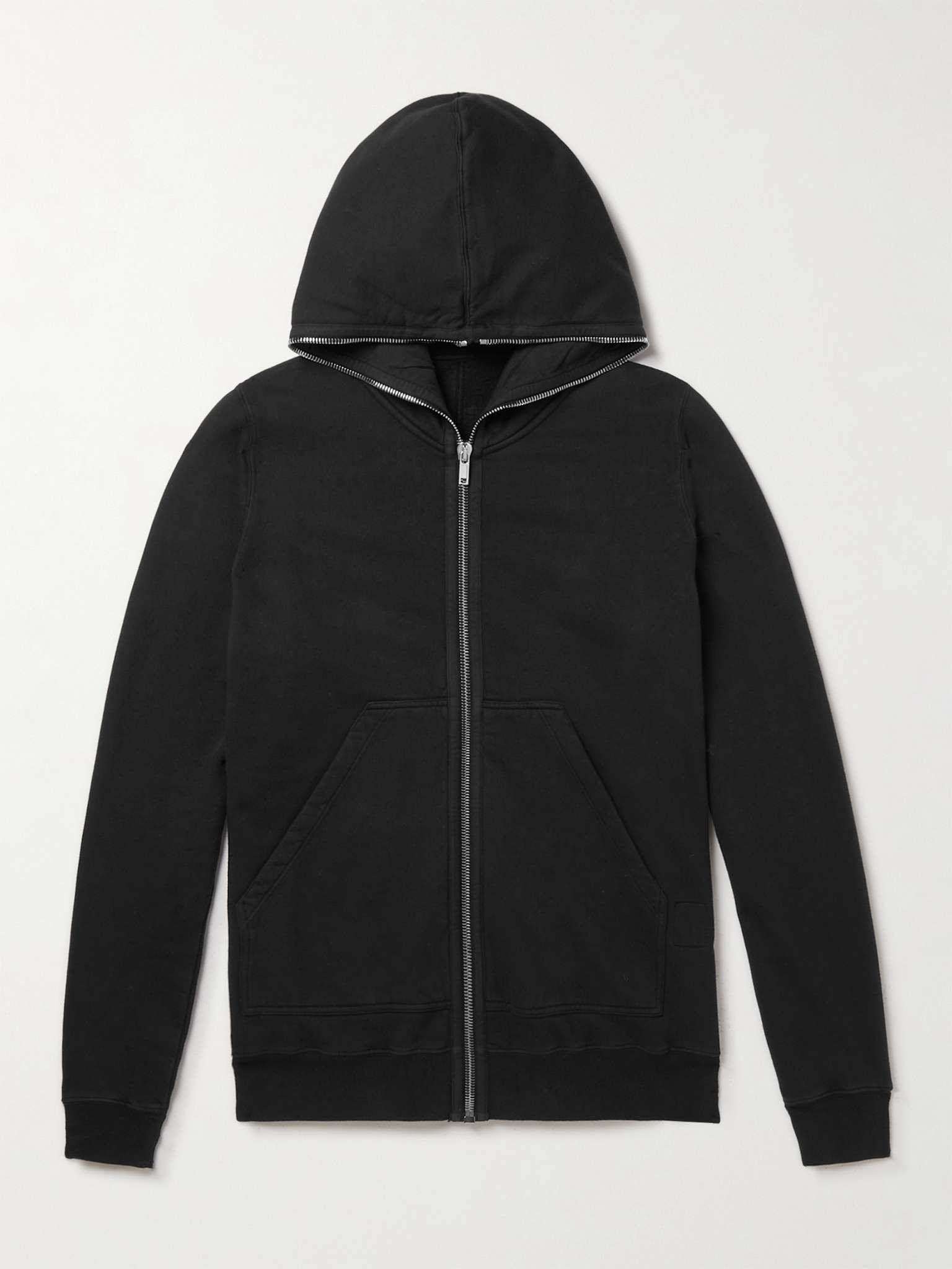 Cotton-Jersey Zip-Up Hoodie - 1