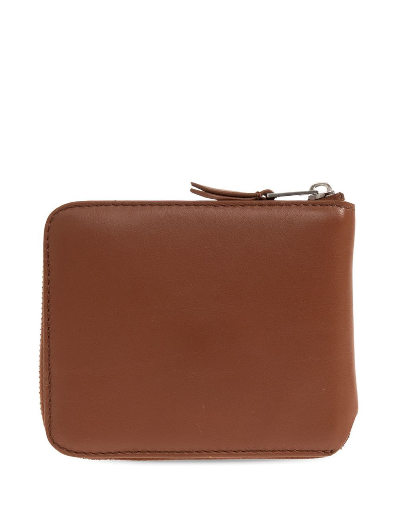 AMI Paris logo-appliqué leather wallet outlook
