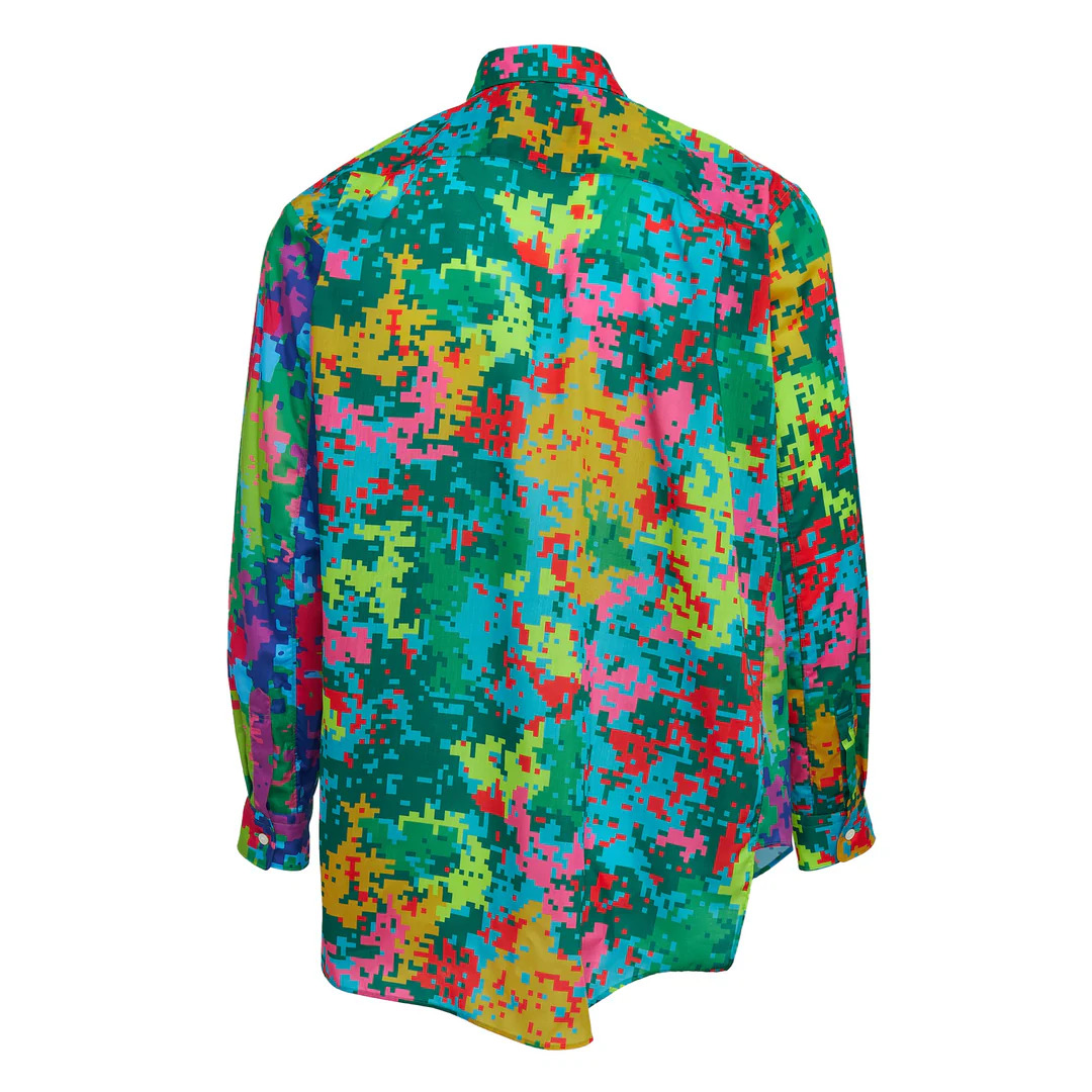Camo Pattern Long Sleeve Shirt - 2