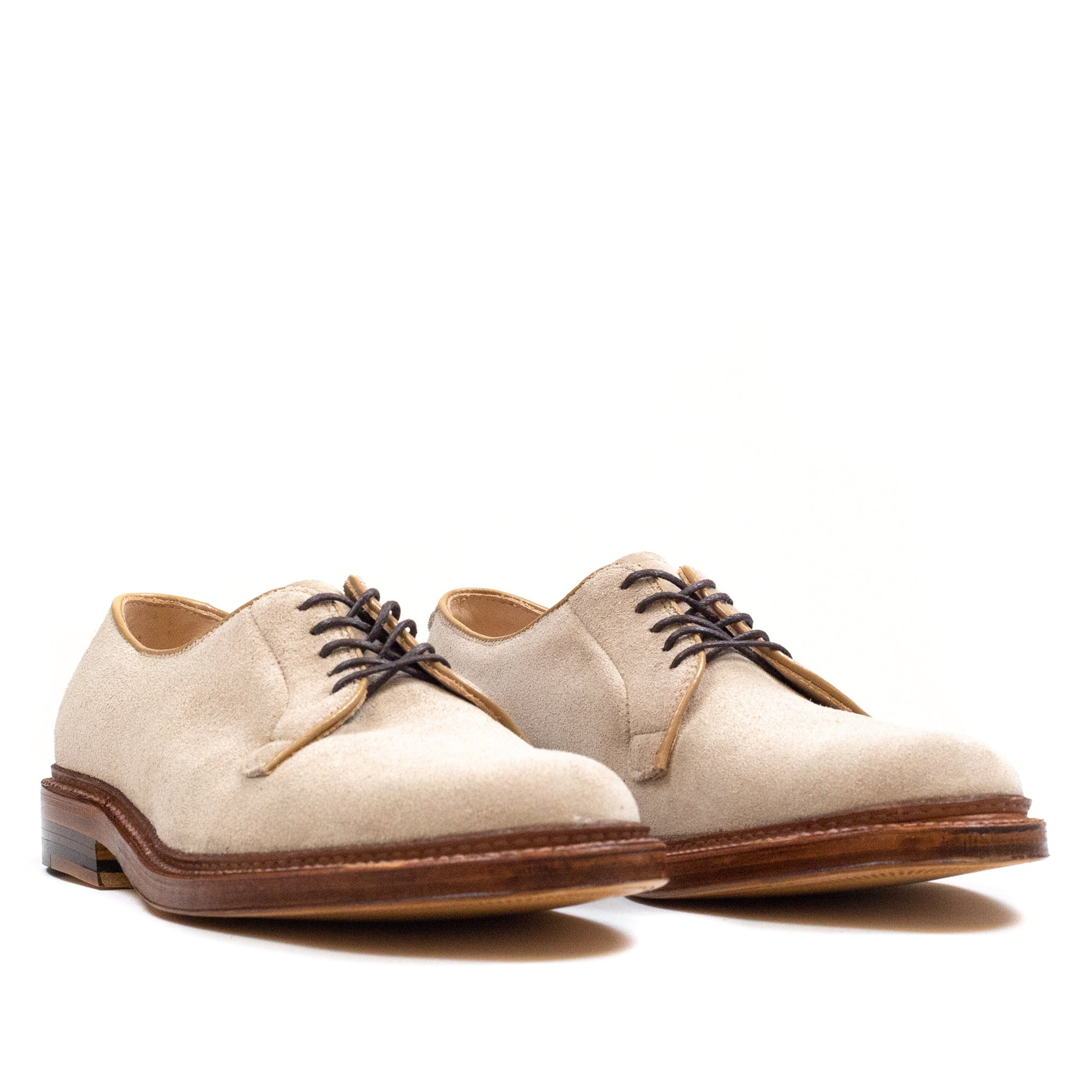 Plain Toe Blucher Milkshake Suede - 2
