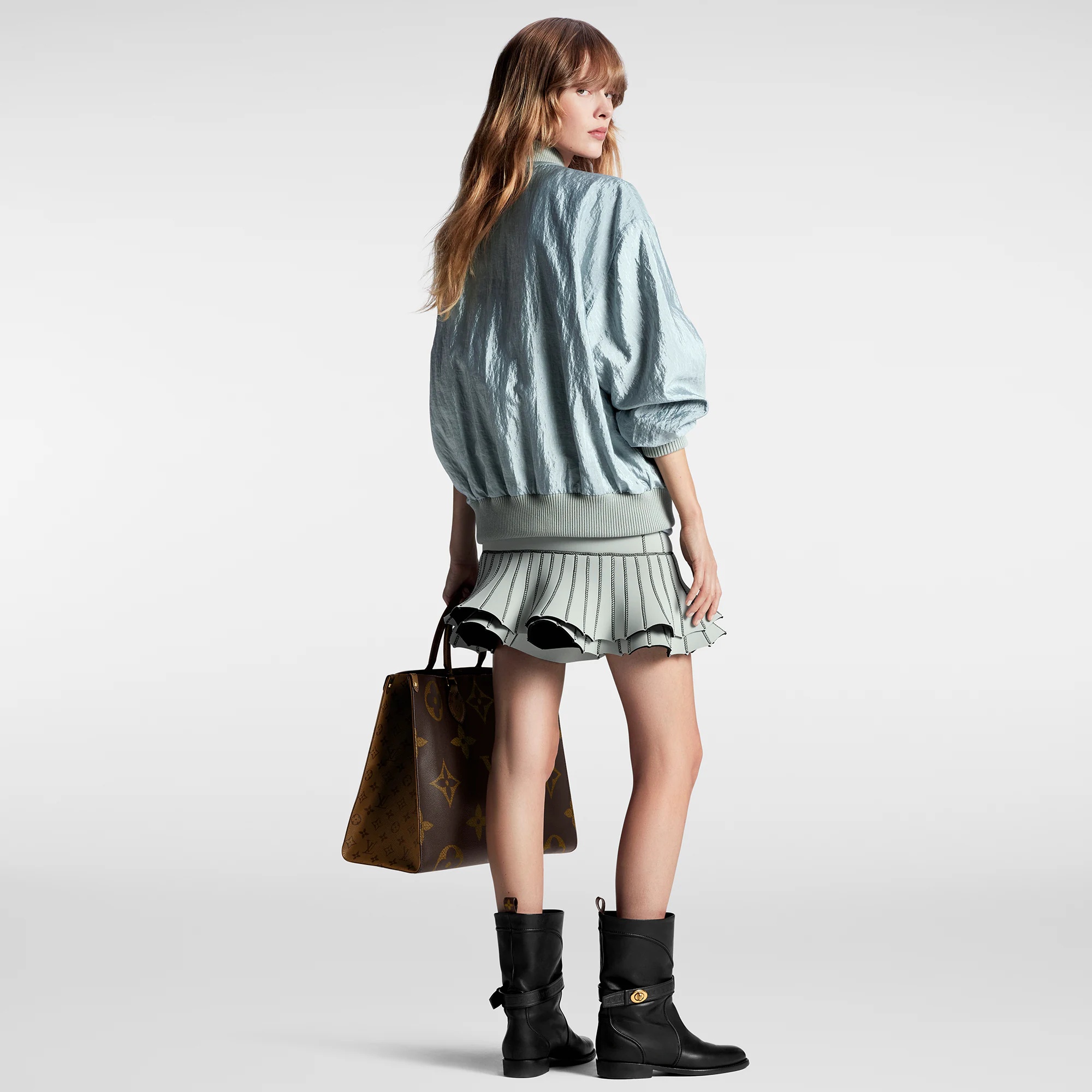 Crinkle Bomber Jacket - 3