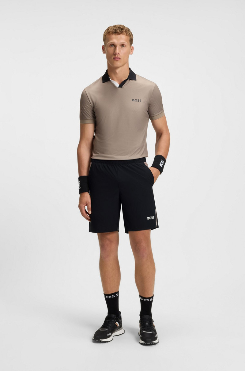 BOSS ACTIVE TENNIS SHORTS IN STRETCH FABRIC WITH MOISTURE MANAGEMENT outlook