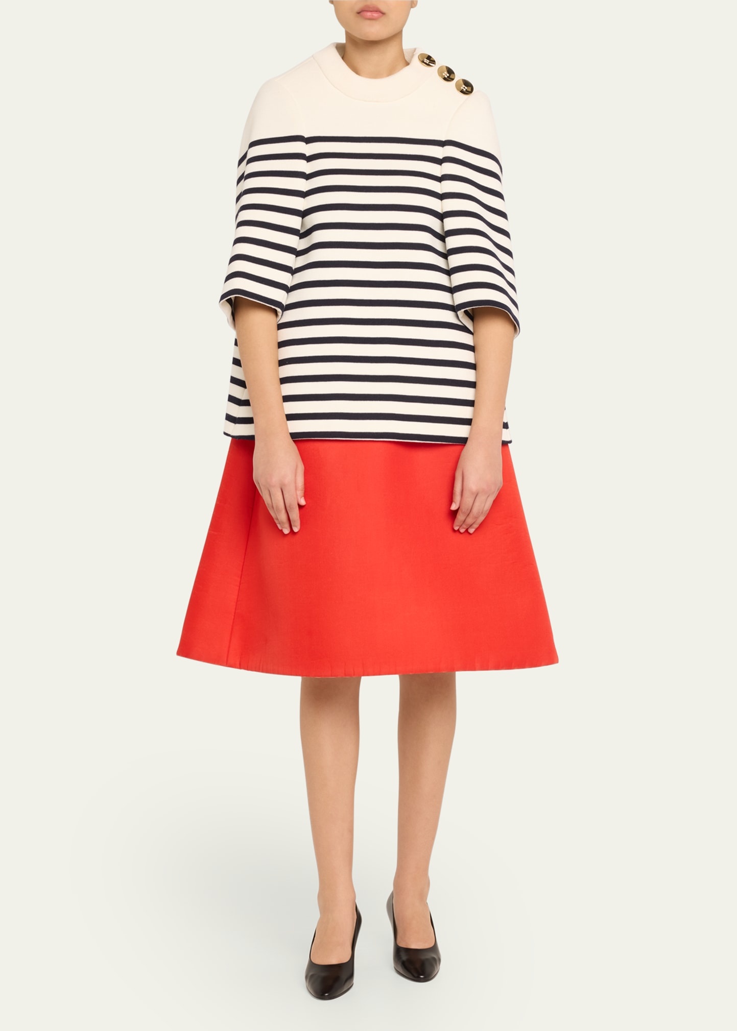 Aline Silk-Blend Skirt - 2