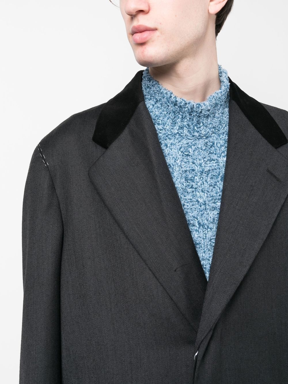 Work-in-Progress wool coat - 5