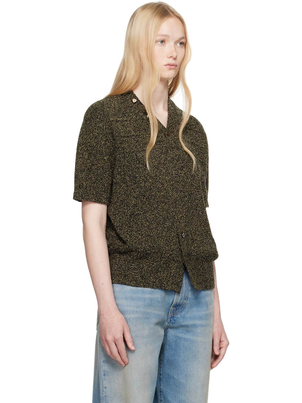 Black Half Sleeve Knit Product. 59 Sweater - 2