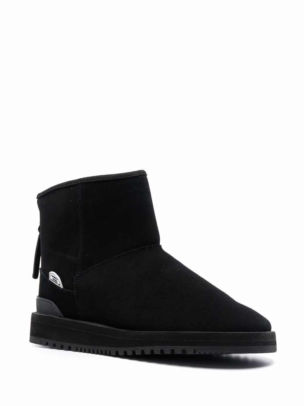 shearling-trim ankle boots - 2