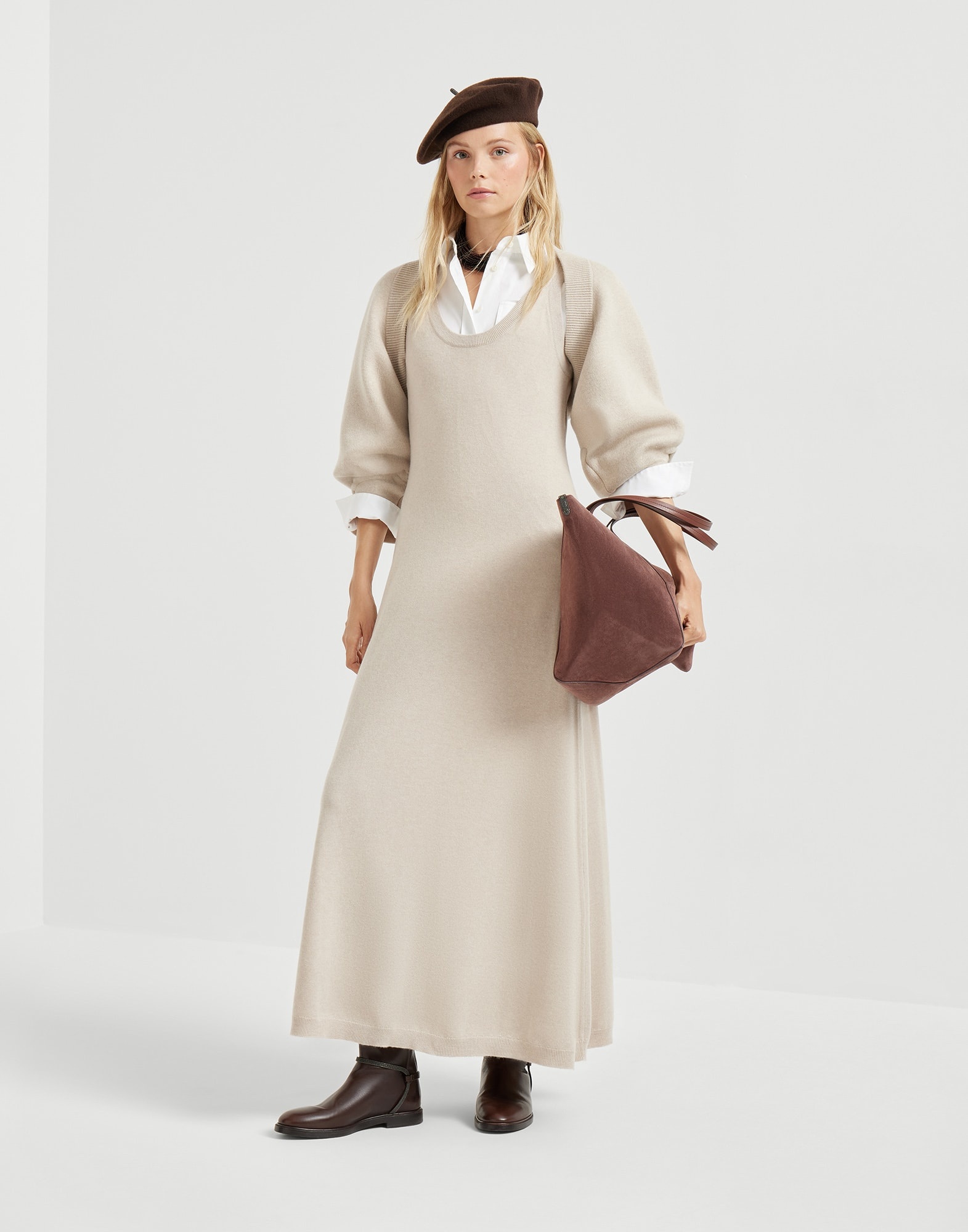 Cashmere knit dress - 5
