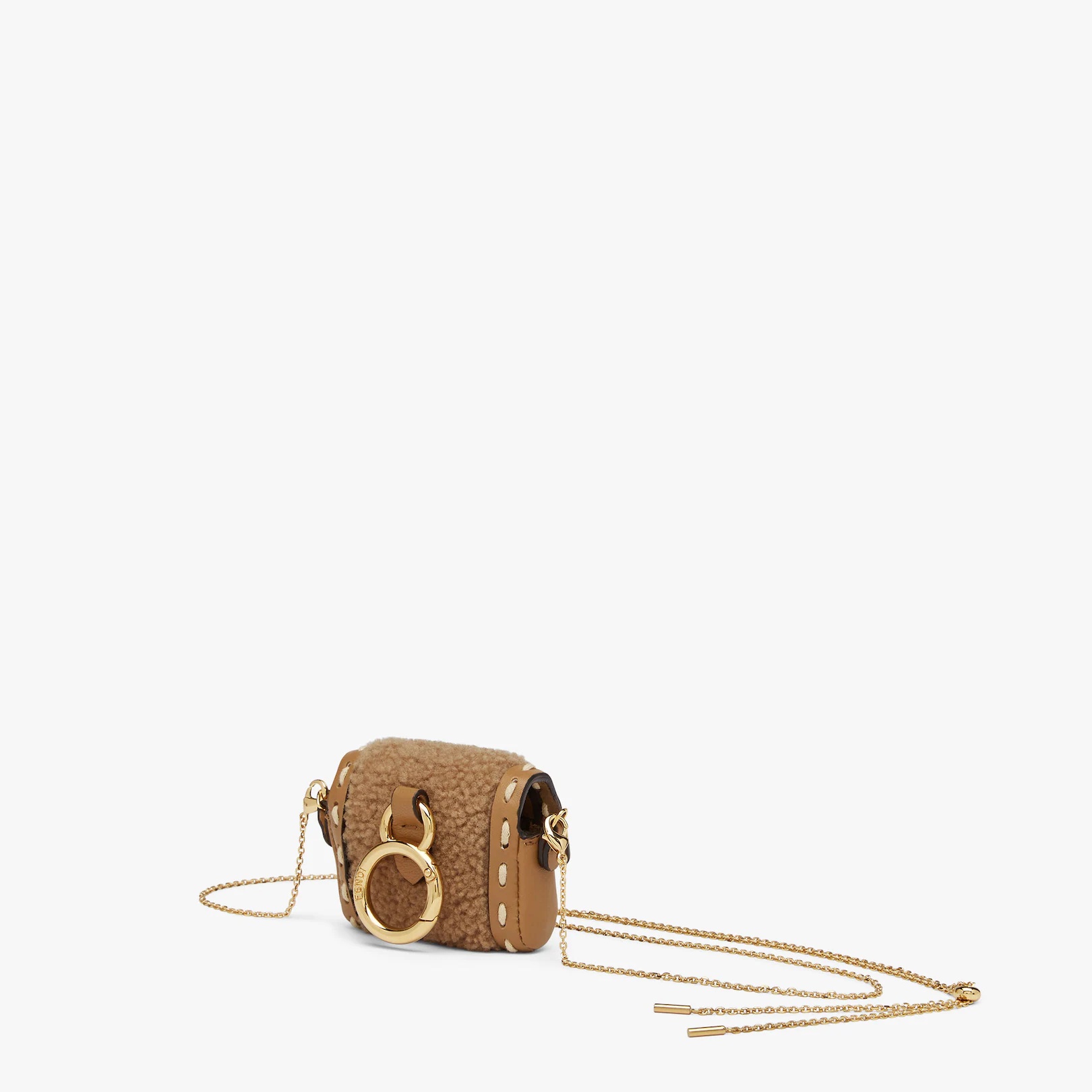 Beige sheepskin charm - 2