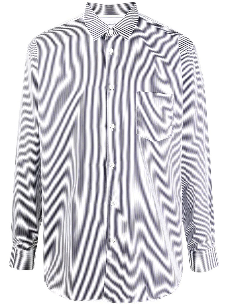contrast striped pocket shirt 1