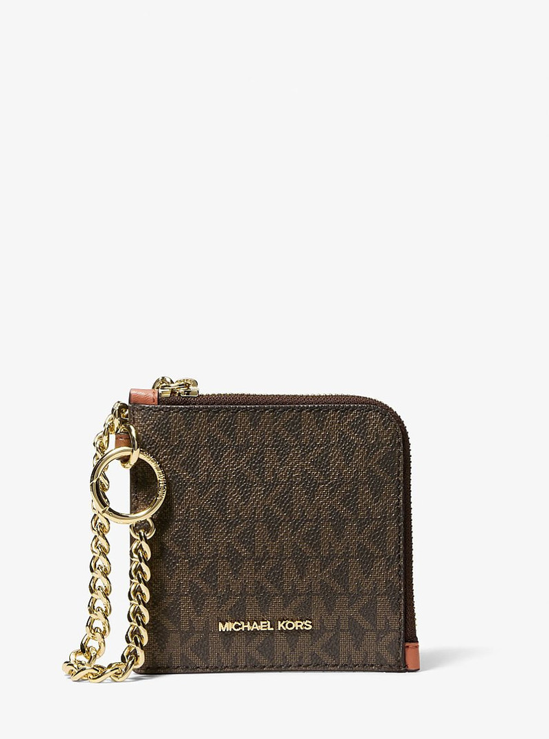 Jet Set Travel Signature Logo Chain Wallet 1