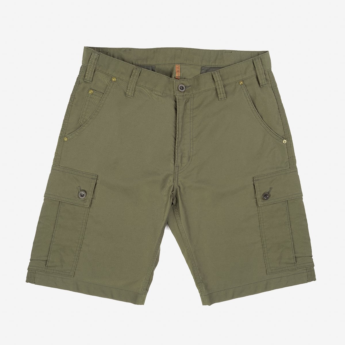 7.4oz Cotton Whipcord Camp Shorts - Olive - 1