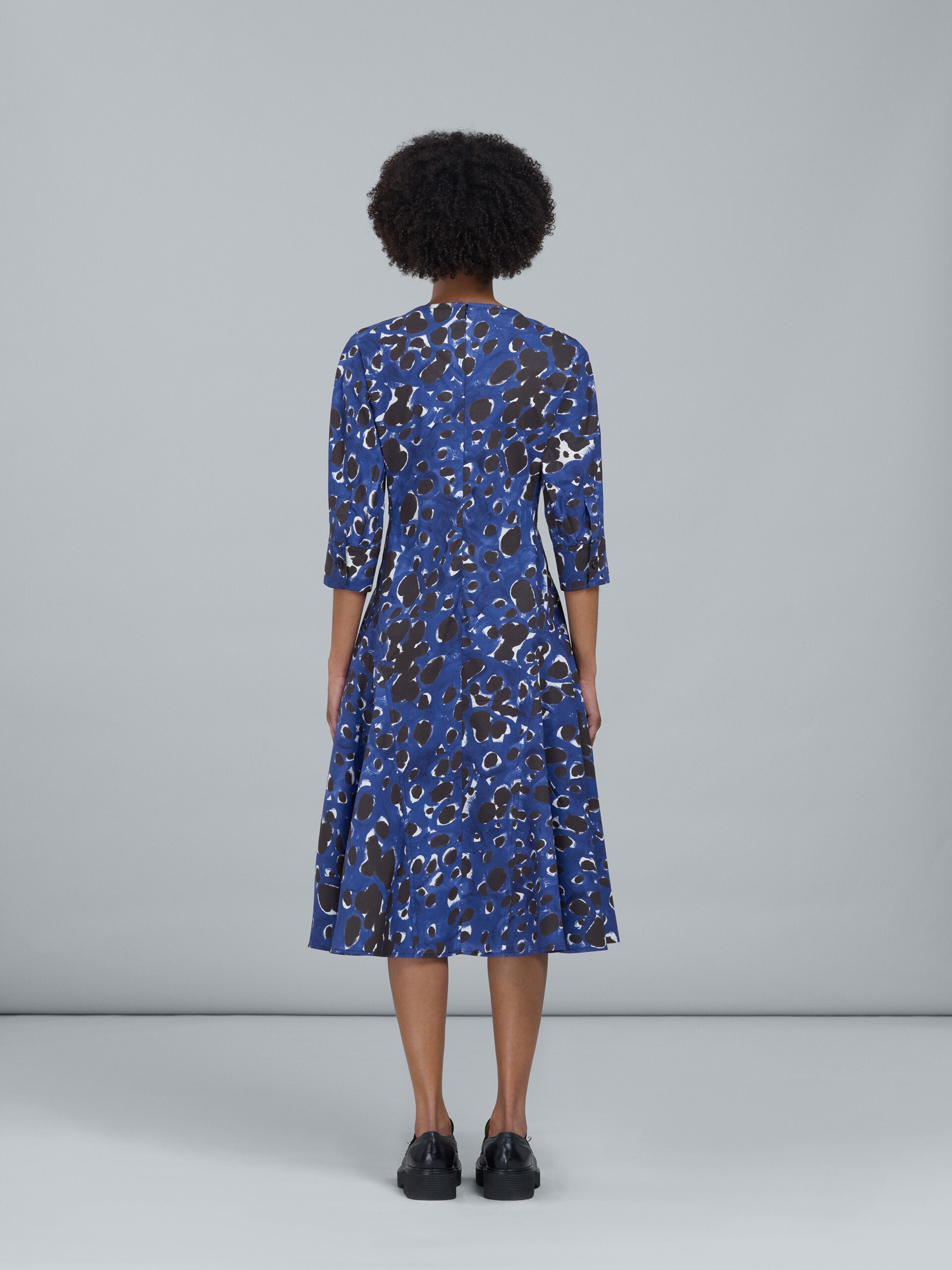 POP DOTS PRINT POPLIN DRESS - 3