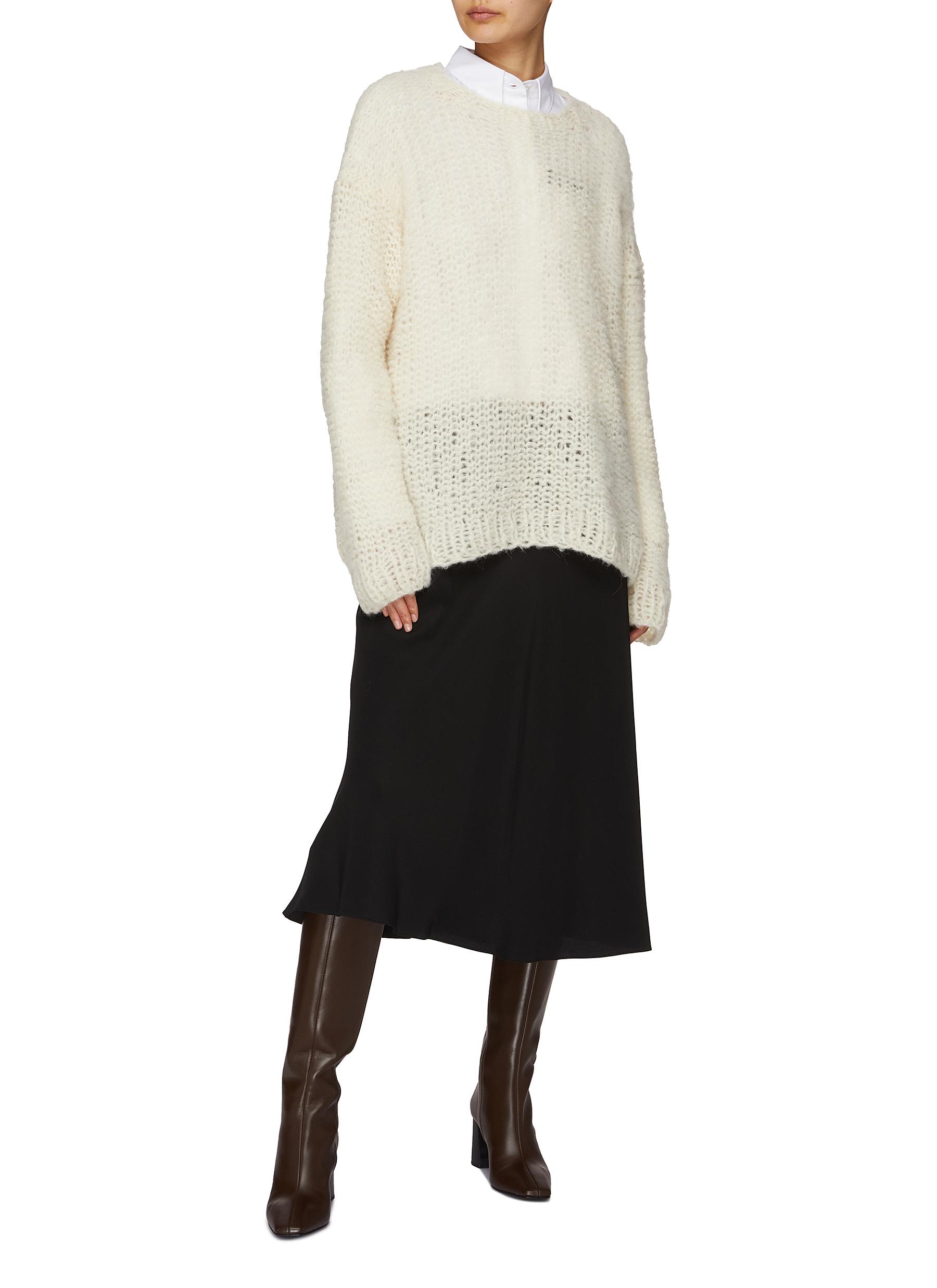 The Row Medela Skirt in Silk | REVERSIBLE