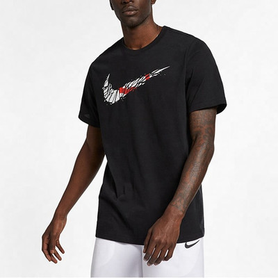 Nike Nike Dri-Fit Big Swoosh Basketball s T Men's Black BQ3658-010 outlook