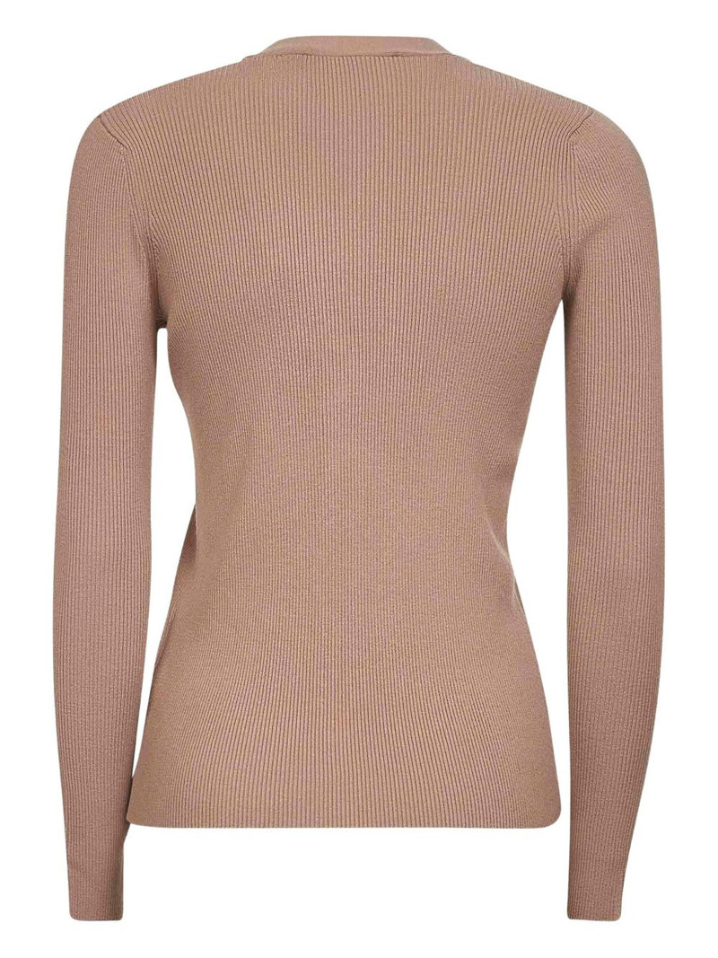 WEEKEND Max Mara ribbed v-neck cardigan outlook