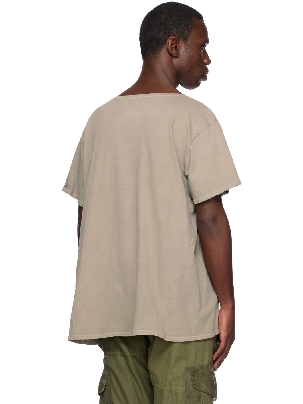 Taupe 'GL' T-Shirt - 3