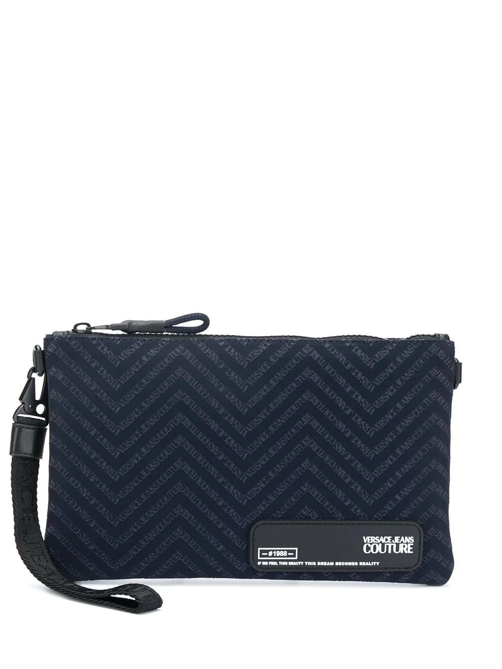 zig-zag logo clutch - 1