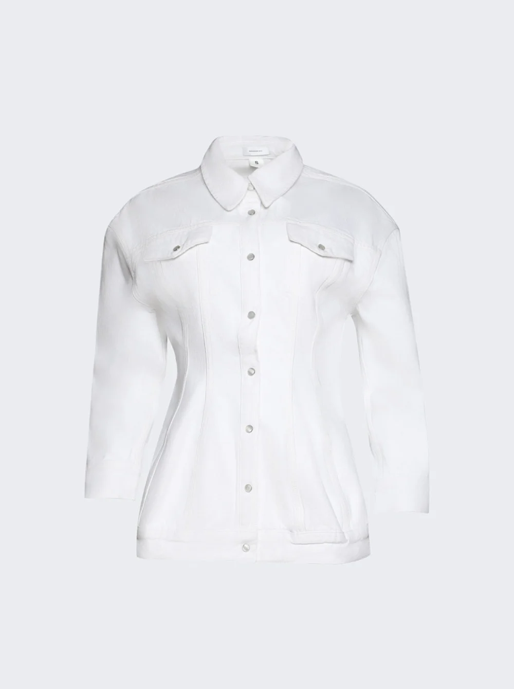 Denim Contour Jacket White - 1