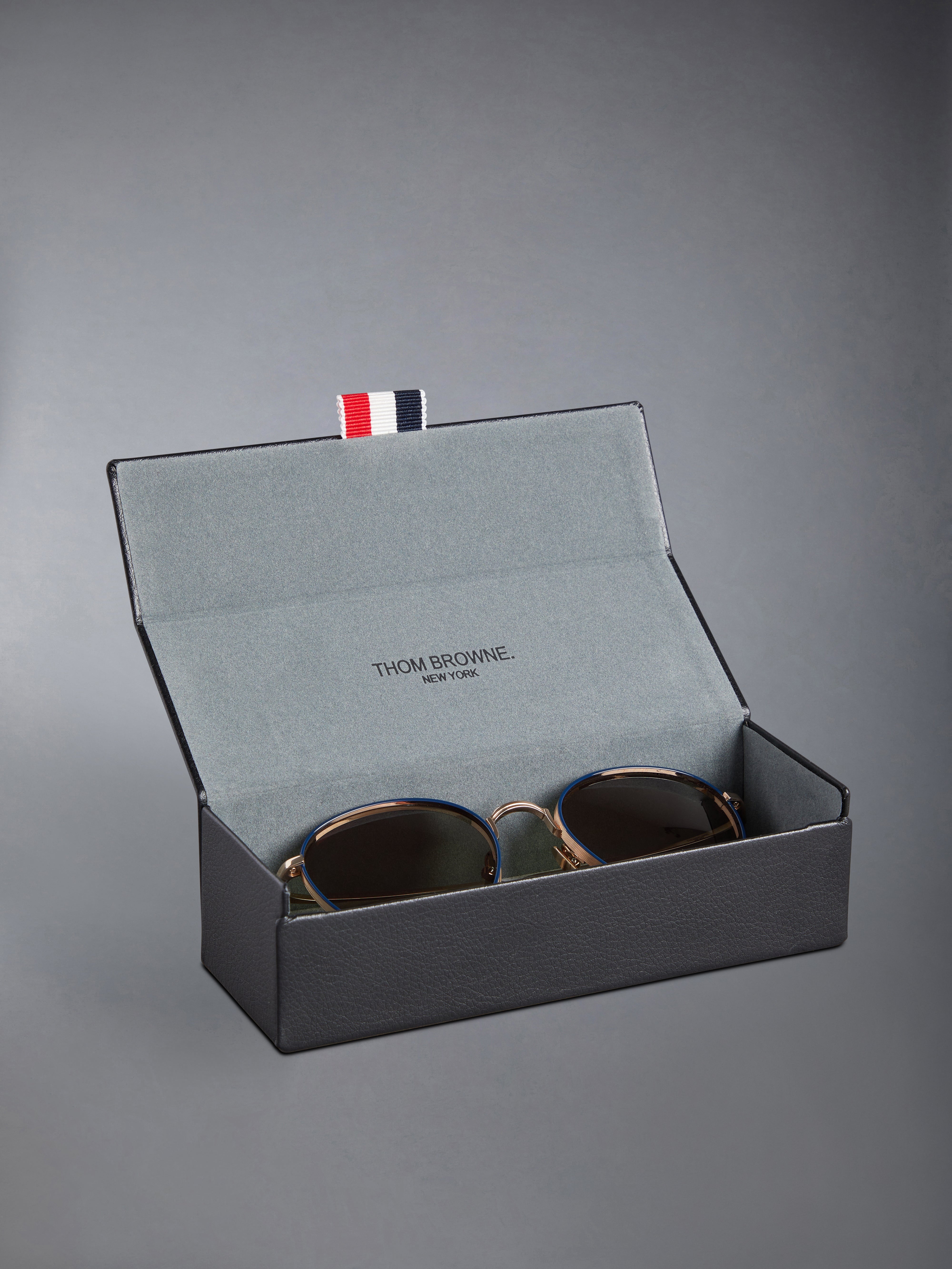 TITANIUM ROUND SUNGLASSES - 6