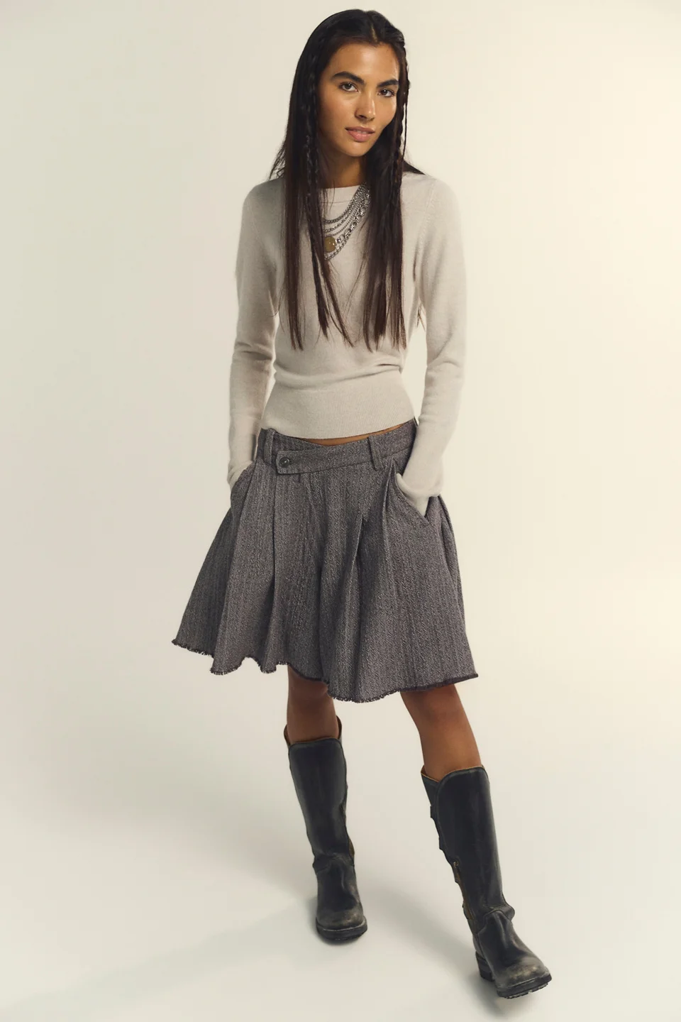 We The Free Porter Crossover Trouser Shorts - 1