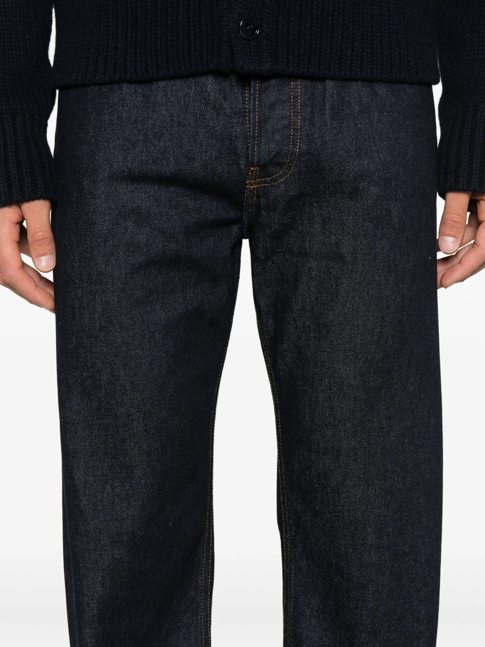 Dries Van Noten Cotton Straight-leg Jeans - 3