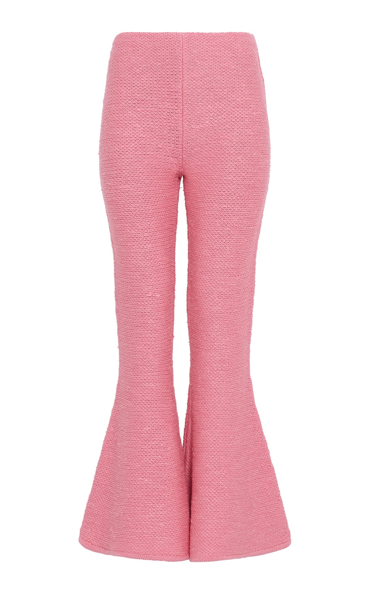 Karpo Flare Cropped Knit Pant in Rosa Cashmere Silk - 1