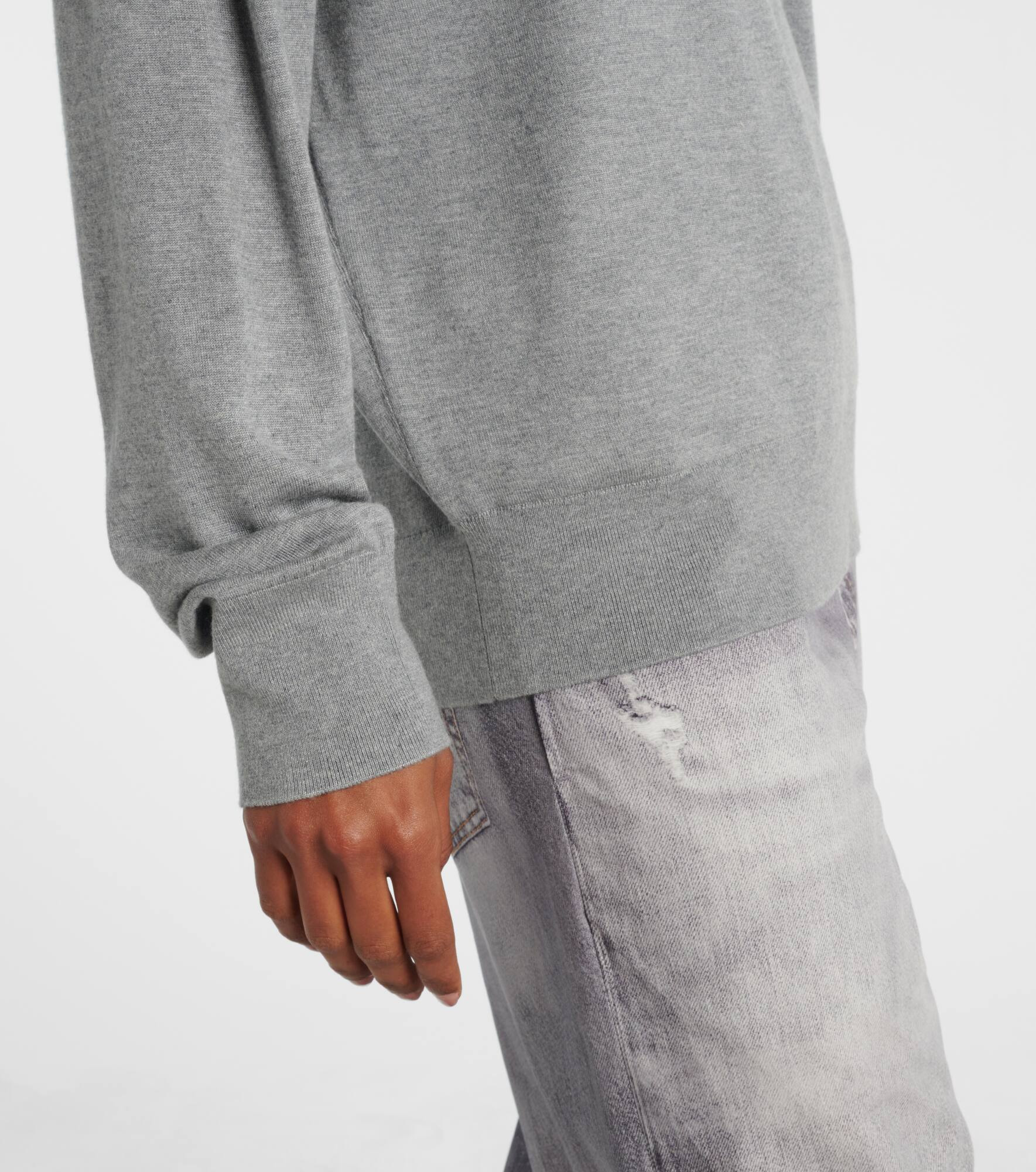Koyalt silk, wool, and cashmere sweater - 5