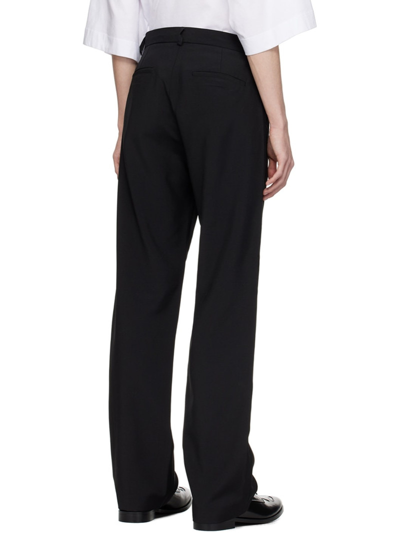 Black Tailored Origami Trousers 3