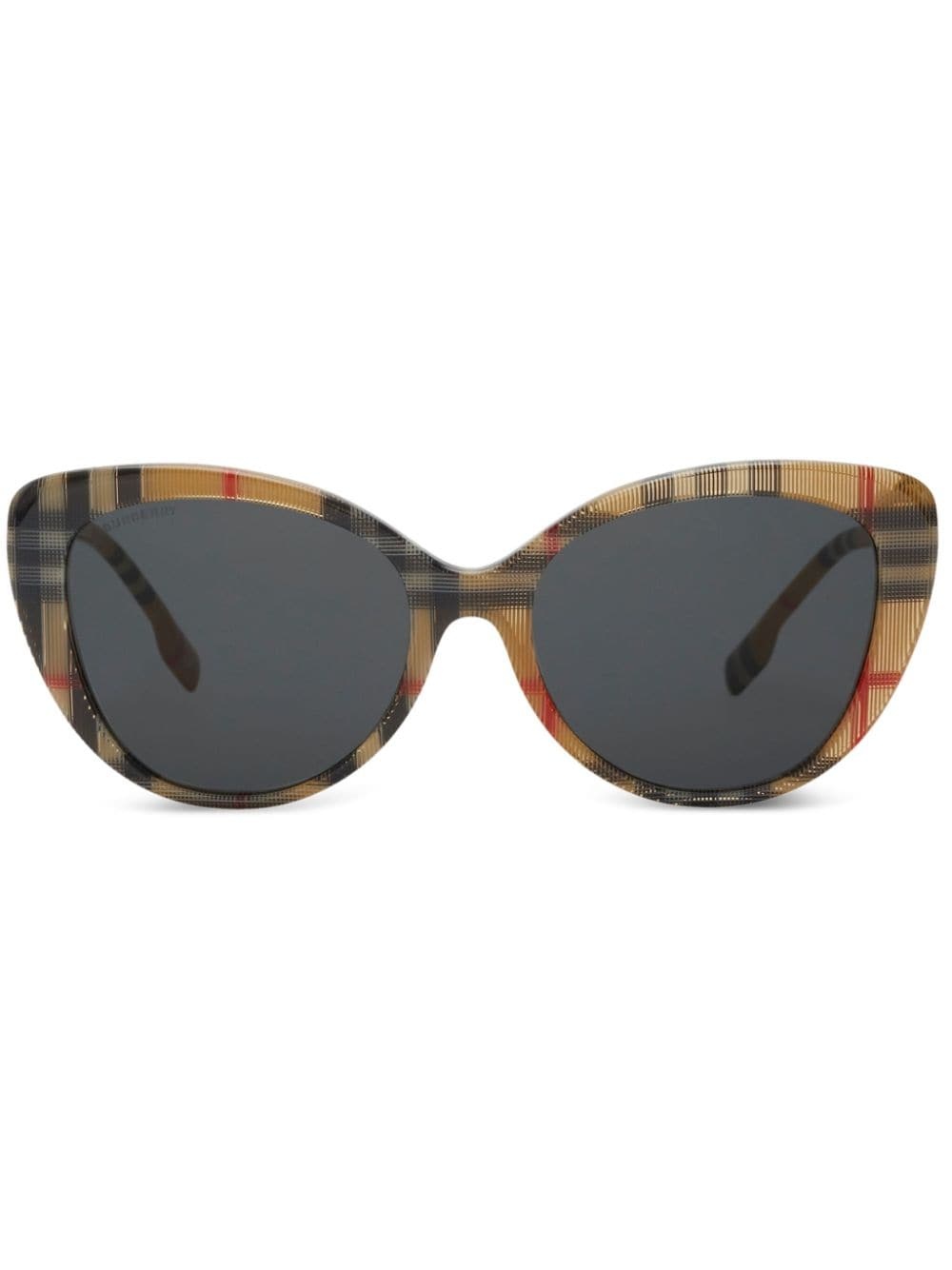 House Check oversize-frame sunglasses - 1