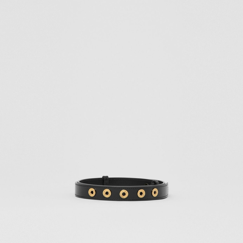 Logo Graphic Leather Belt 3