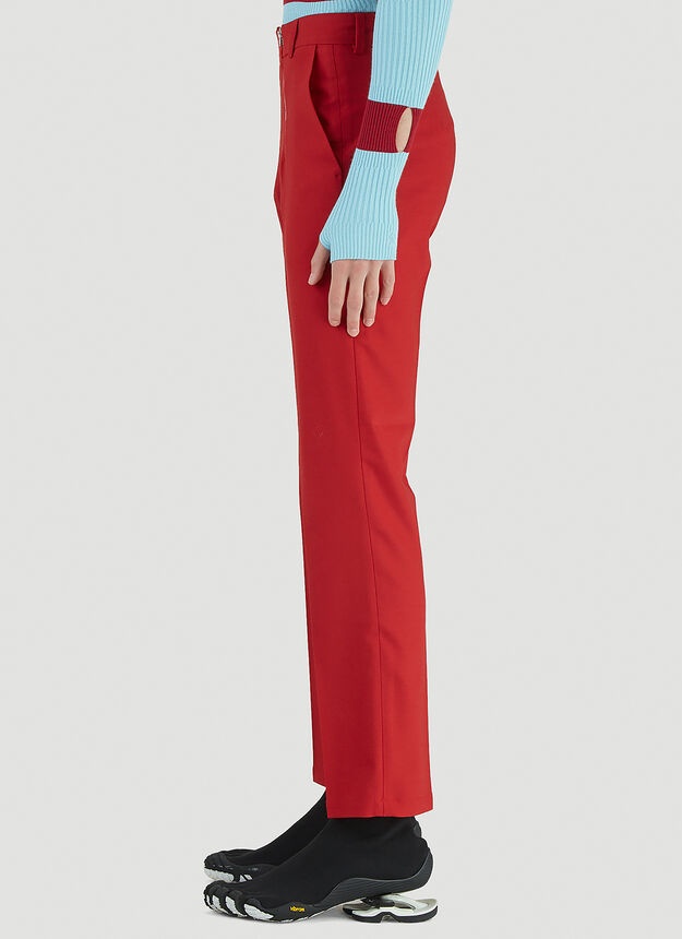 Talc Pants in Red - 3