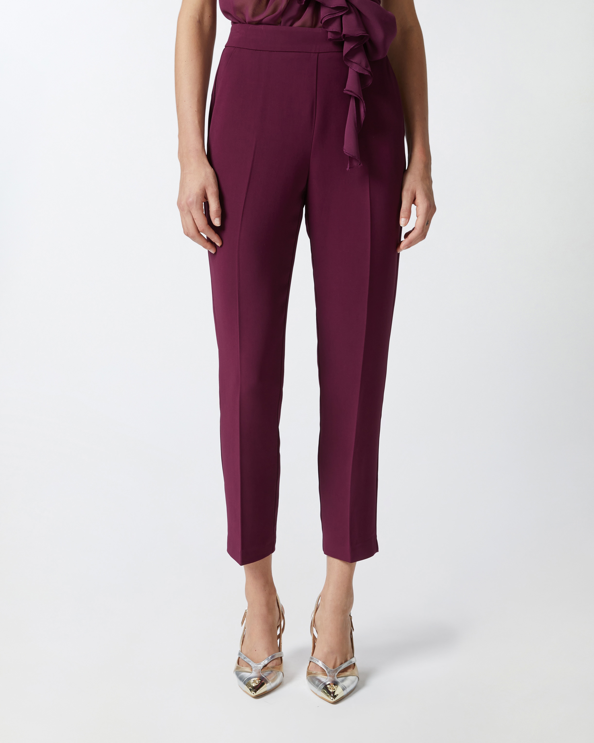 ELEGANT TECHNICAL FABRIC TROUSERS - 3