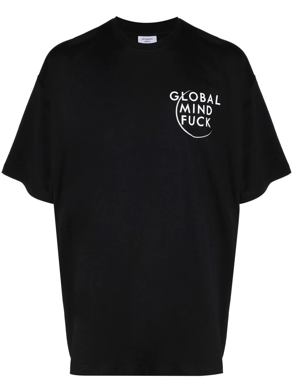 Global Mind-print cotton T-shirt - 1