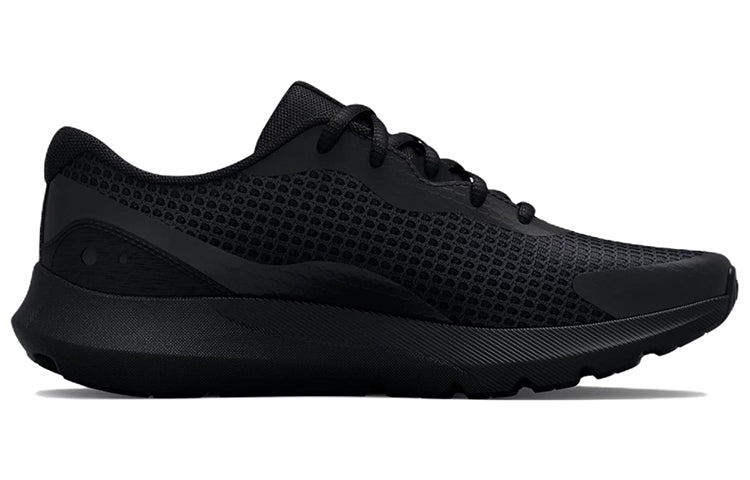 (WMNS) Under Armour Surge 3 'Triple Black' 3024894-002 - 2