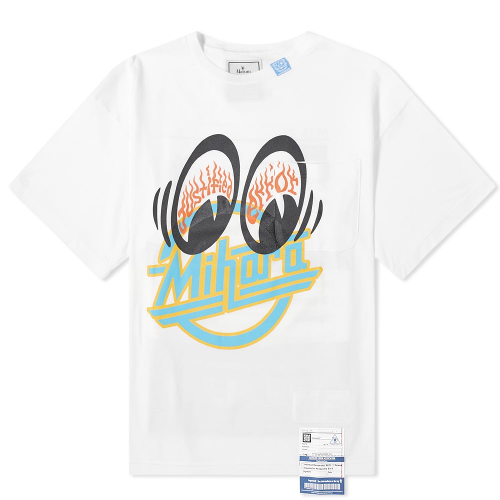 Maison MIHARA YASUHIRO Eye Print Logo Tee - 1