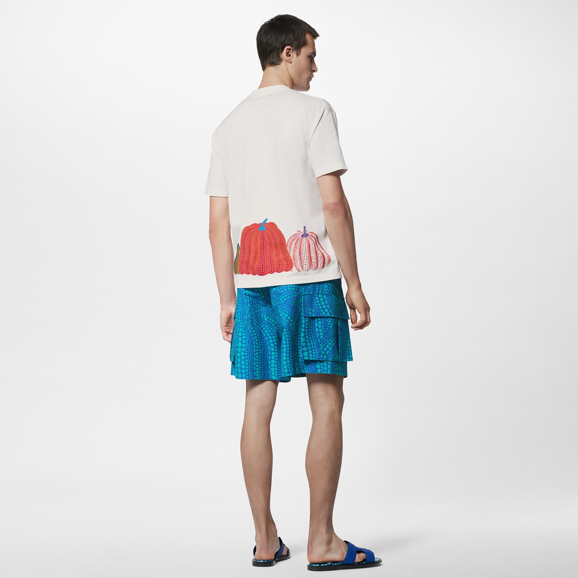 LV x YK Allover Pumpkin Cargo Short - 3