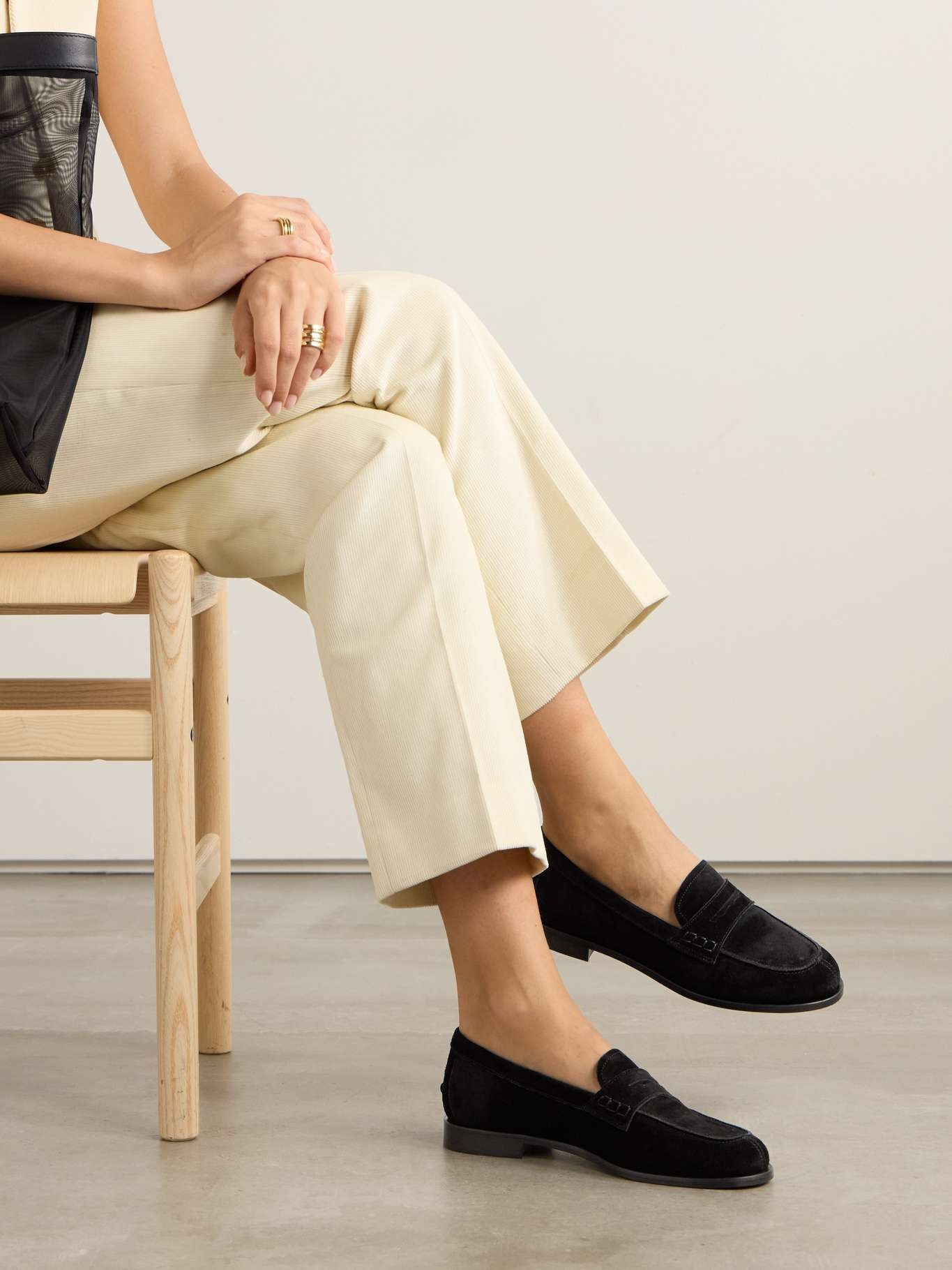 Oscar suede loafers Black - 2