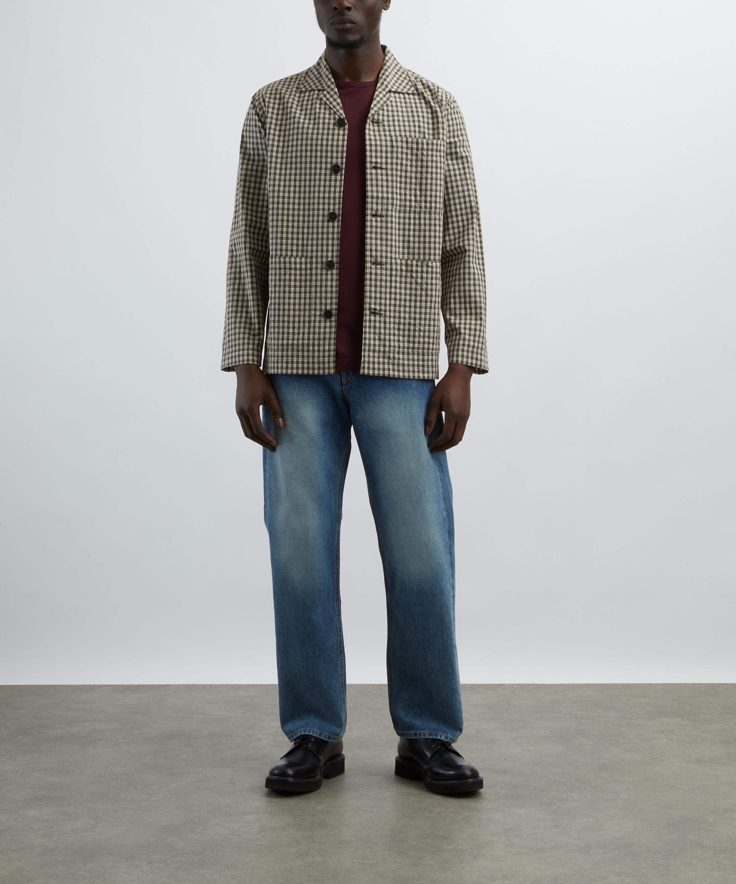 Olive Dobby Check Cancun Jacket - 2